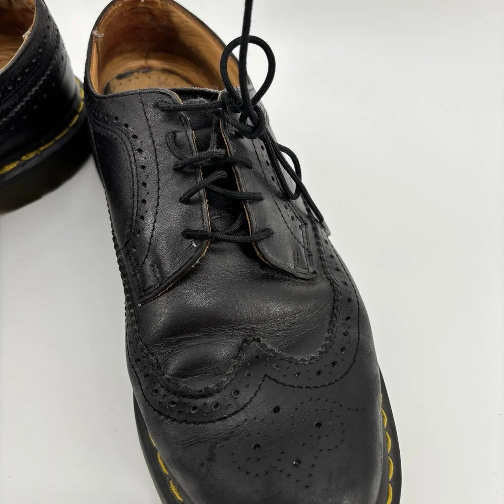 VTG Dr. Doc Martens Shoes‎ Mens US 13/UK 12 Black Docs 3989/59 Brogues Wingtips